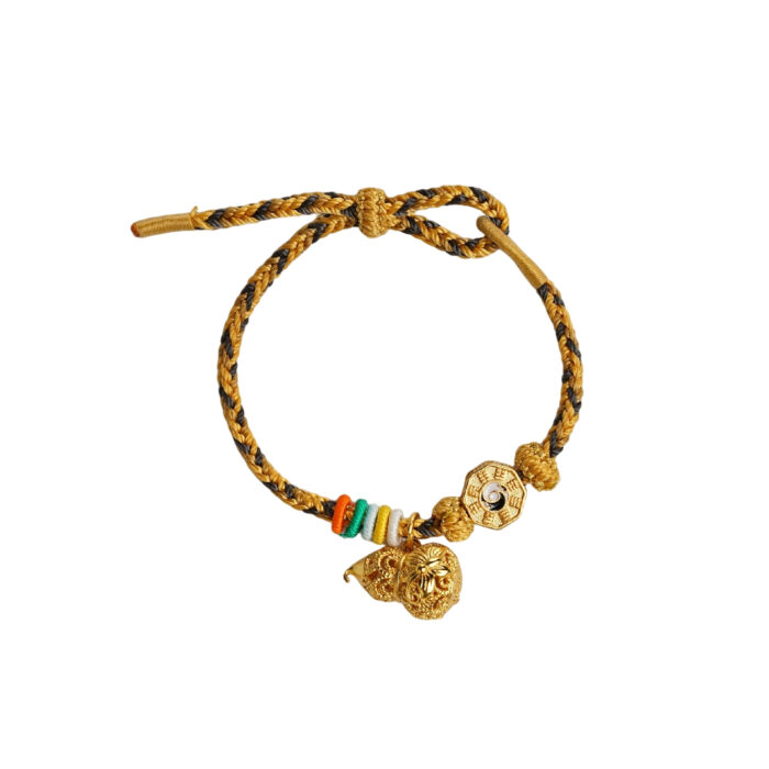 "Five Elements Energy Gathering" | Fortune-Attracting & Blessing-Holding | Unisex Neo-Chinese Intricately Braided Bracelet